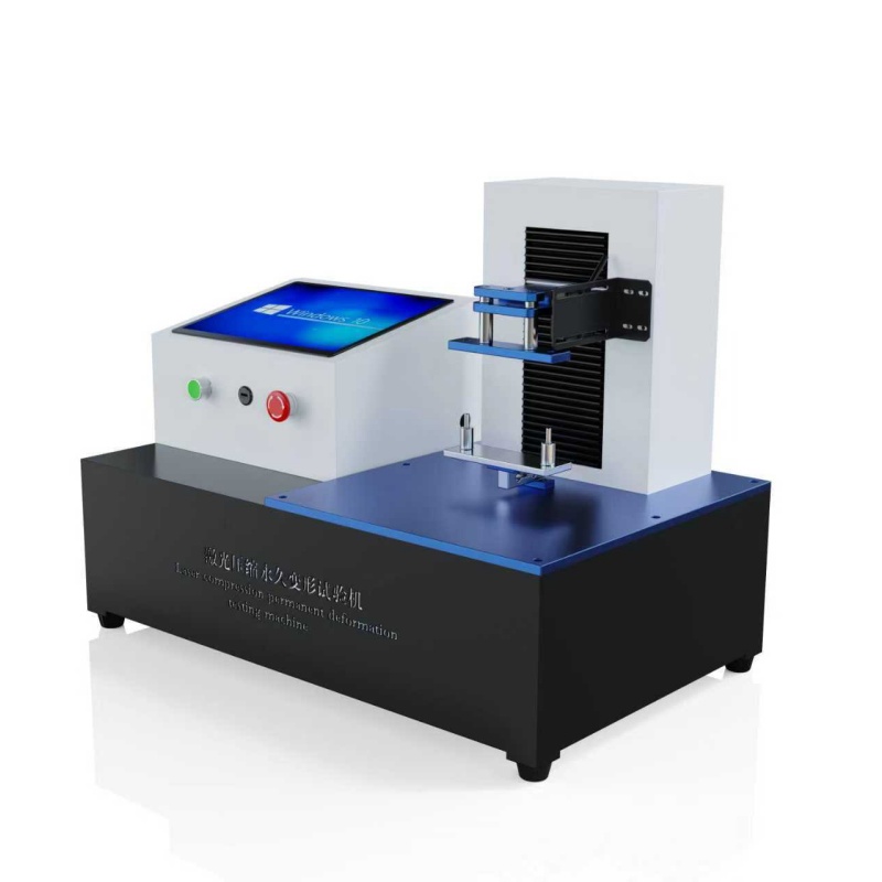 汽车密封条压缩变形量测试仪  激光压缩变形试验机